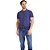 Camisa Polo Forum Lines IN23 Marinho Masculino - Imagem 3